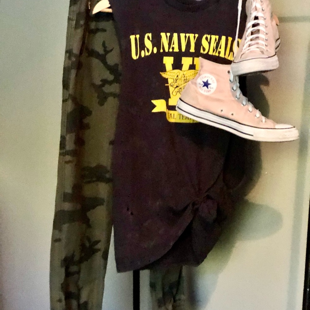T-shirt Distressed U.S NAVY SEAL Size S